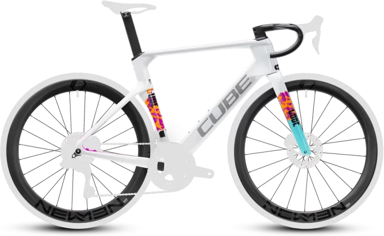 Cube Litening AERO C:68X Frameset graphic´n´white